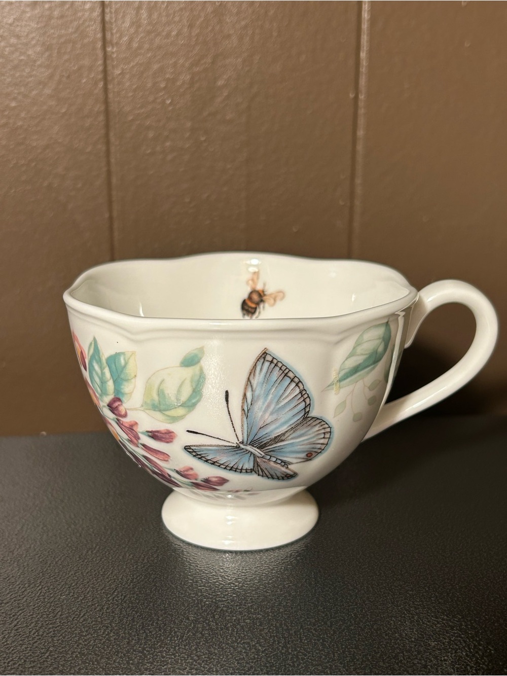 Lenox Butterfly Meadow Eastern Tailed Blue Tea Cup, Lenox Teacups, Replacements